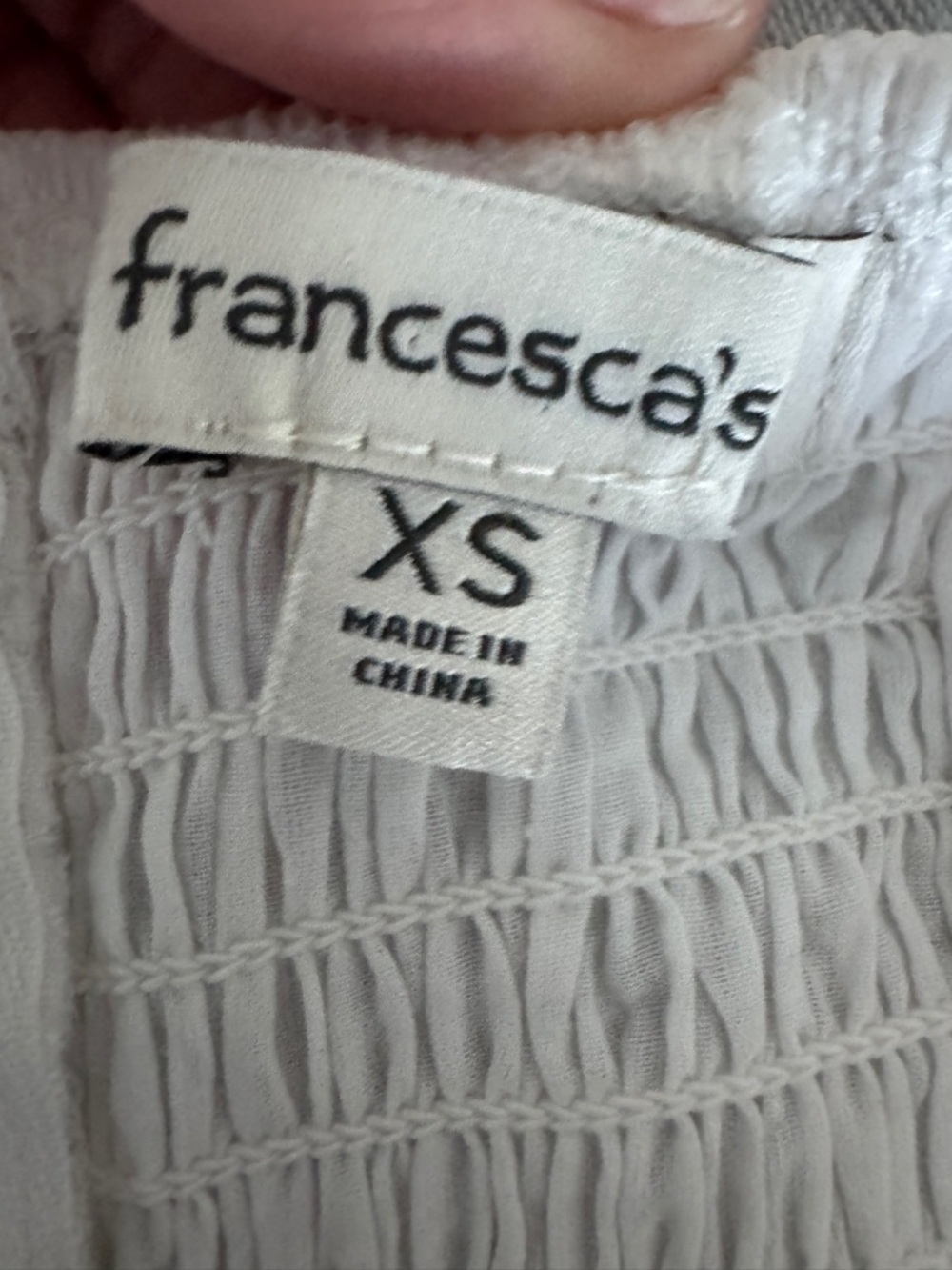 Francesca's Collections Roxanne Ric Rac Eyelet Mini Dress - Picture 6 of 7
